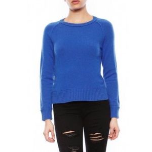 COPY - Songbird 100% cashmere sweater M or L azure blue